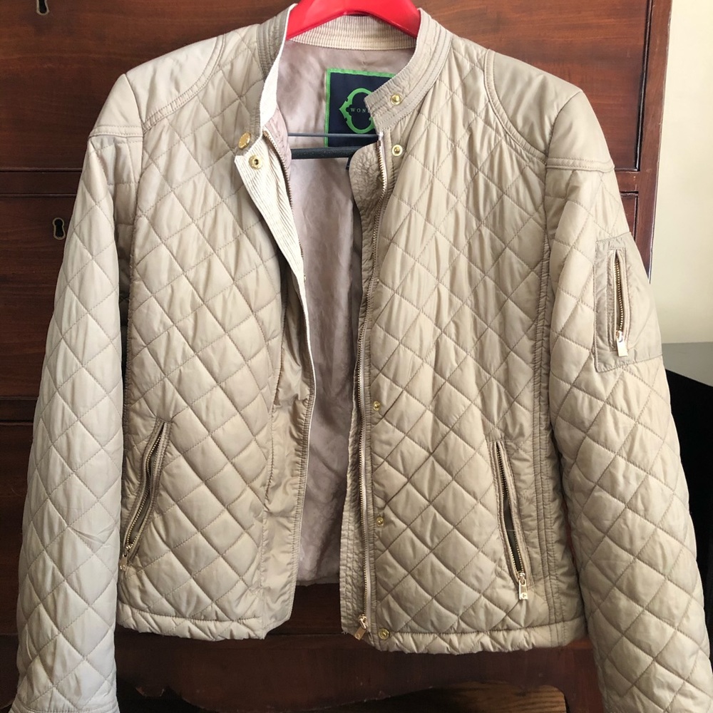 C wonder quilted jacket